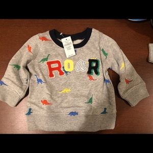 Gap Dino sweatshirt 6-12m